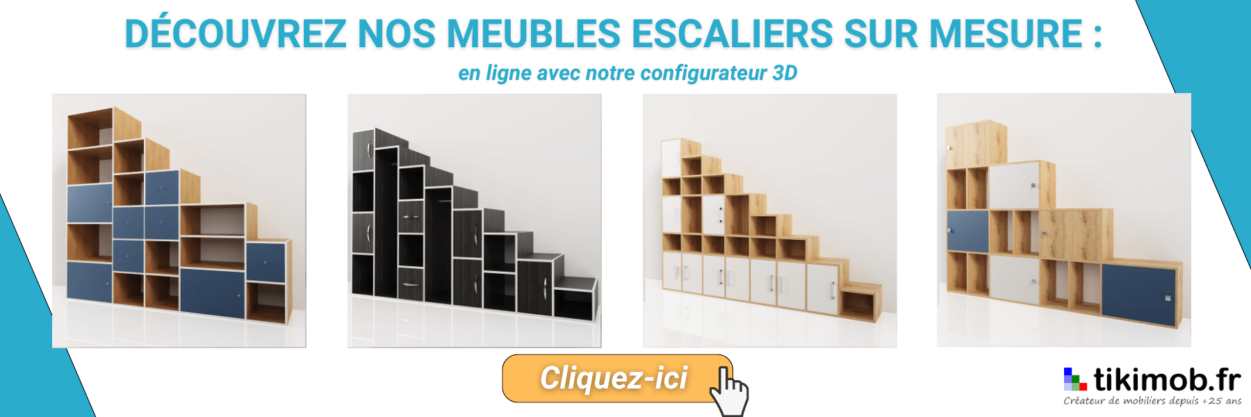 meubles sous escalier sur mesure