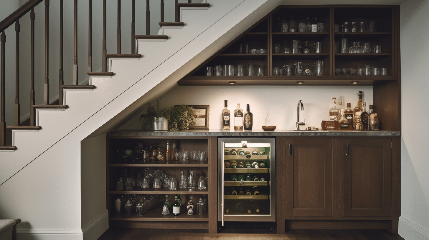 mini bar sous escalier 4