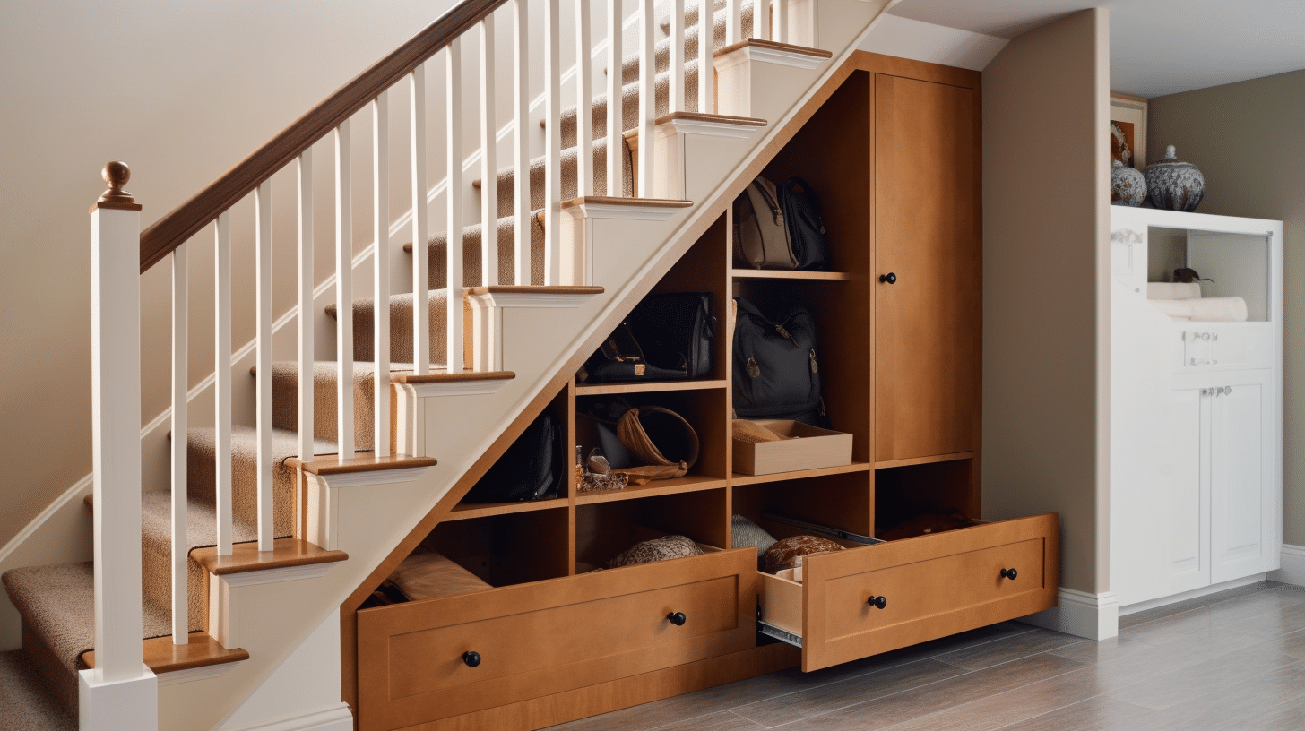 rangement sous escalier 1