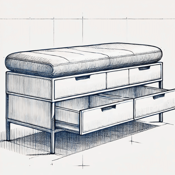 meuble banquette